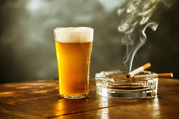 Tobacco and alcohol harm oral health.