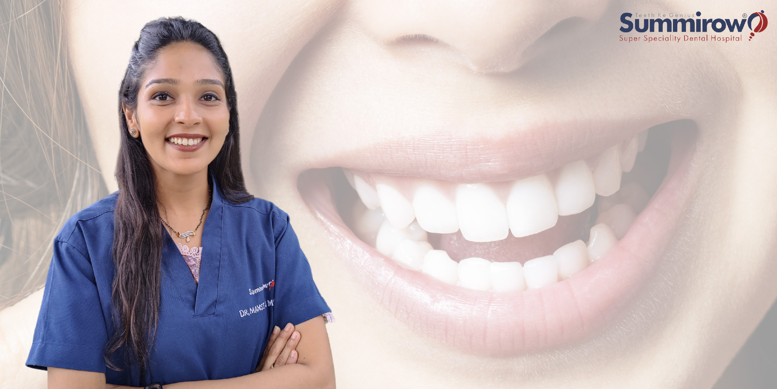 Achieve a radiant smile in just 3 days with Dr. Mansi Mehta at Summirow Dental Hospital