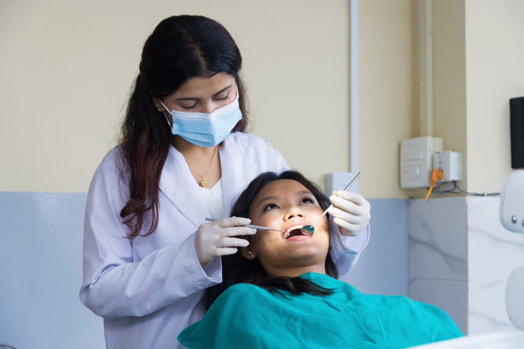 Flouride Treatment at Dental Clinic
