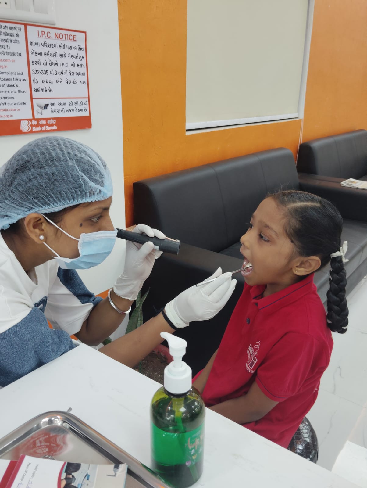 Dental Camp in start world school Surat