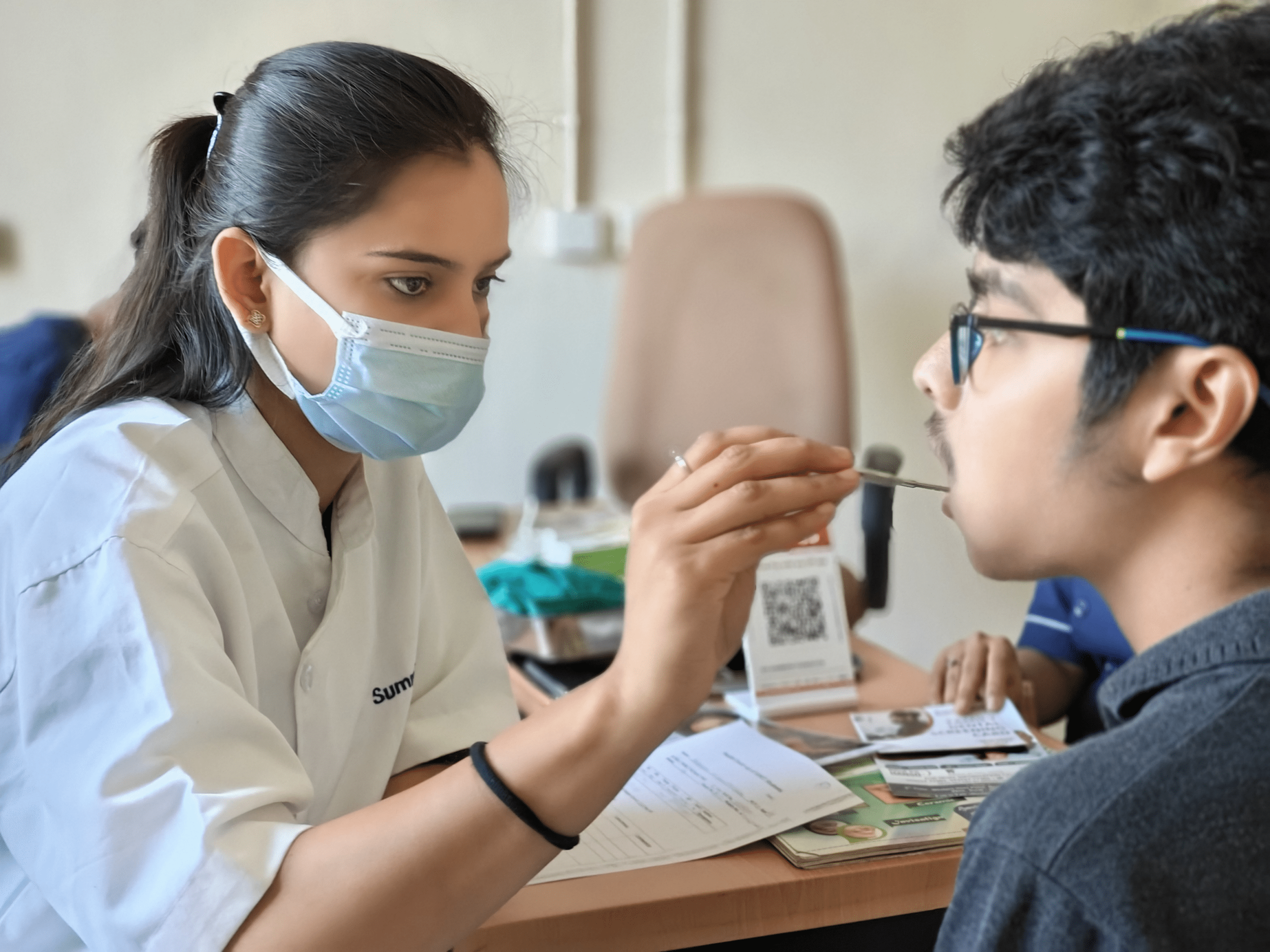free detal camp in college vy summirow dental clinic