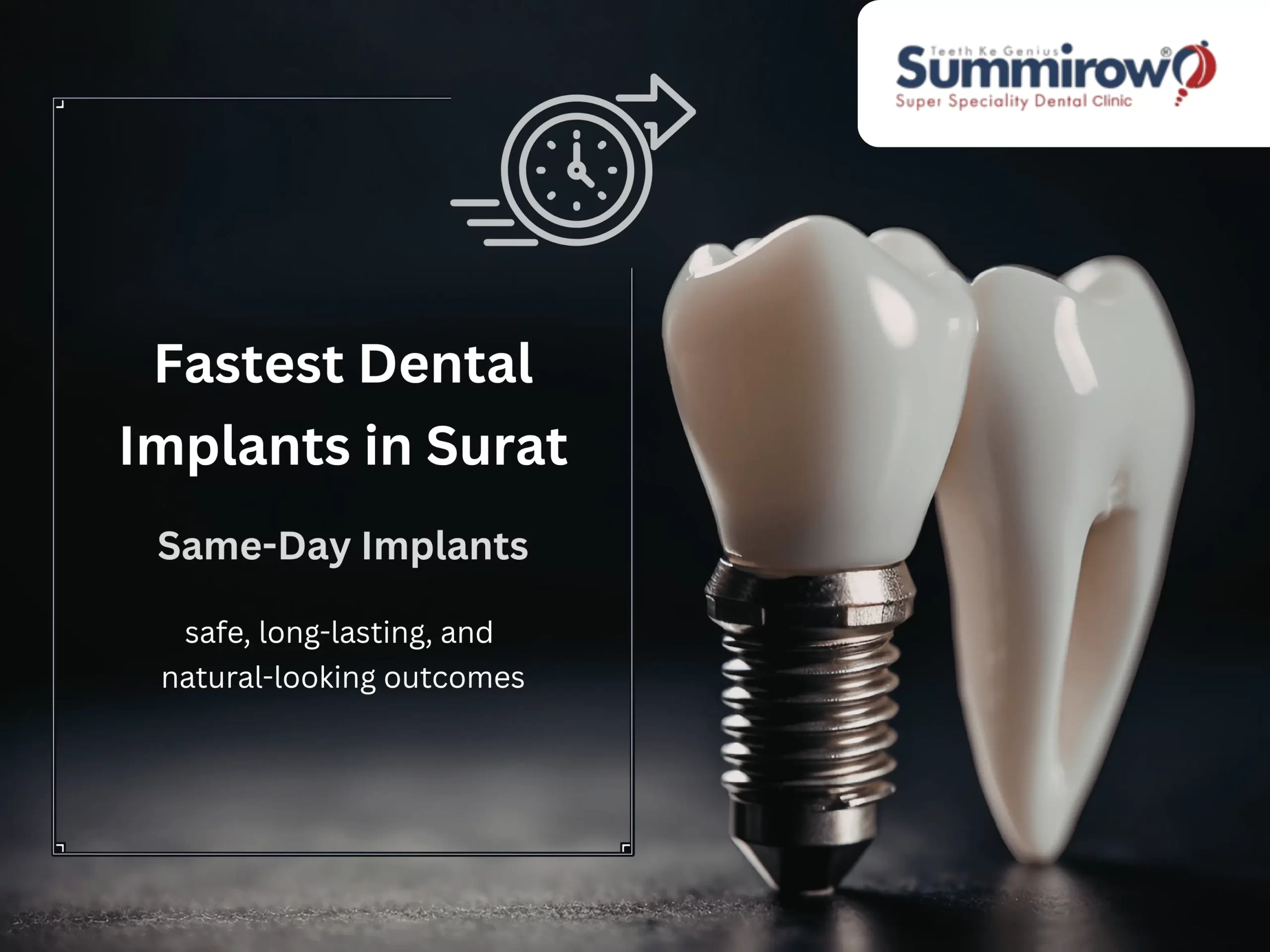 fastest dental implants in surat, Gujarat