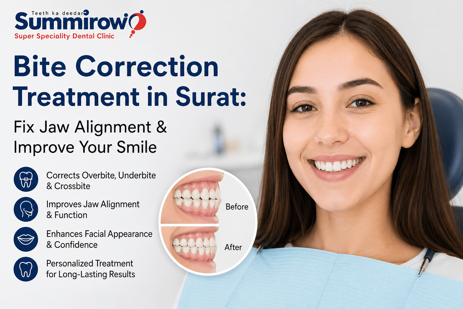 Bite Correction Treatment in Surat