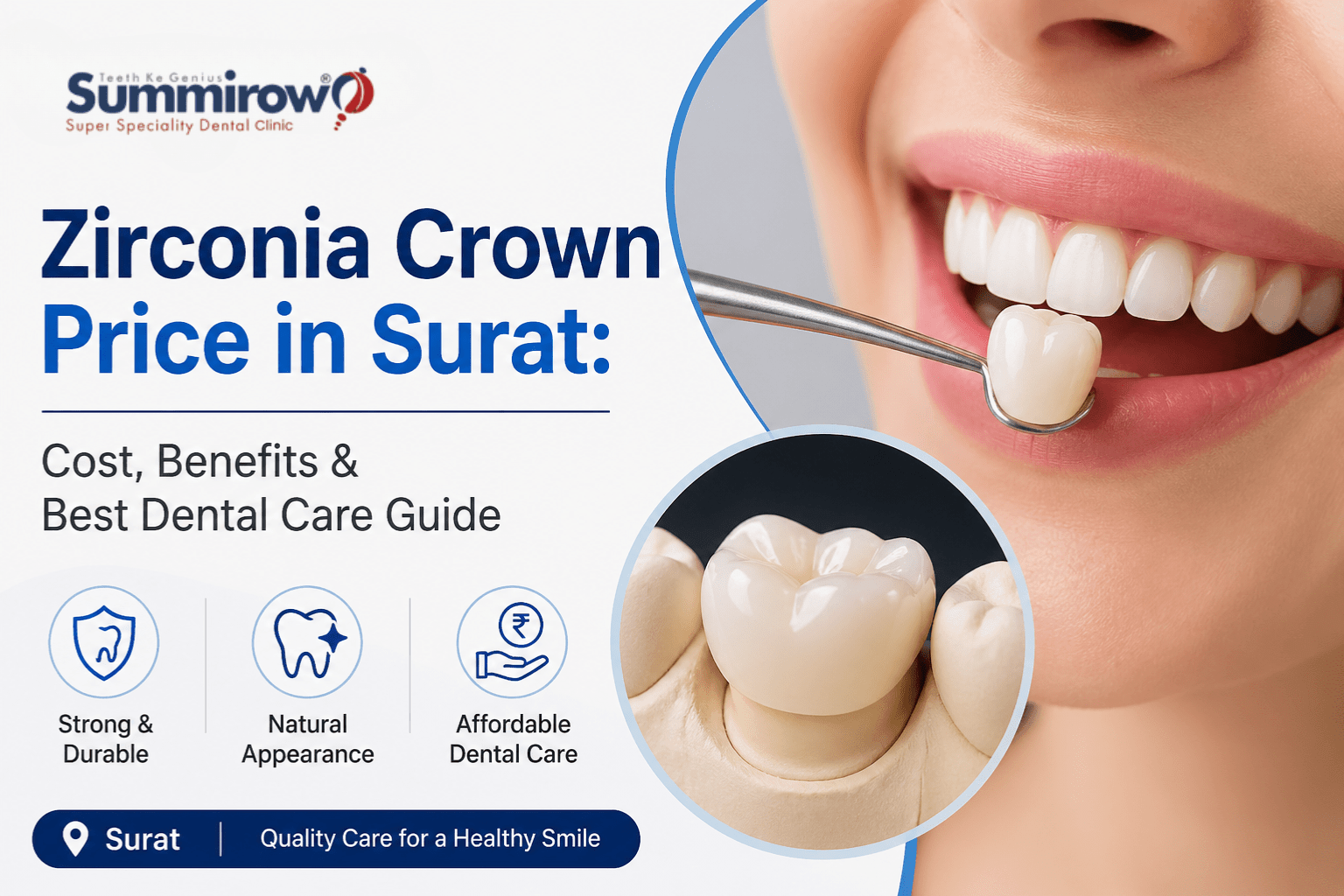 Zirconia Crown Price Surat