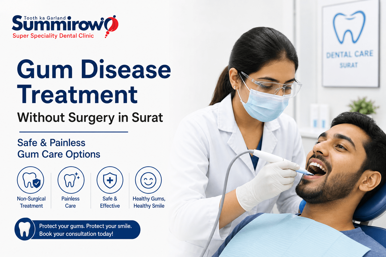 Gum Disease Treatment Without Surgery