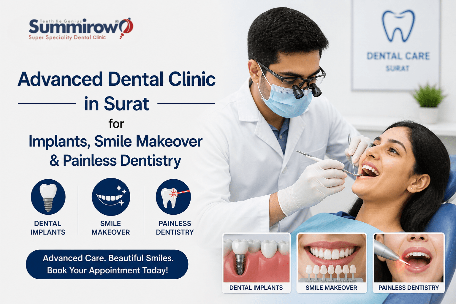 advanced dental clinic surat
