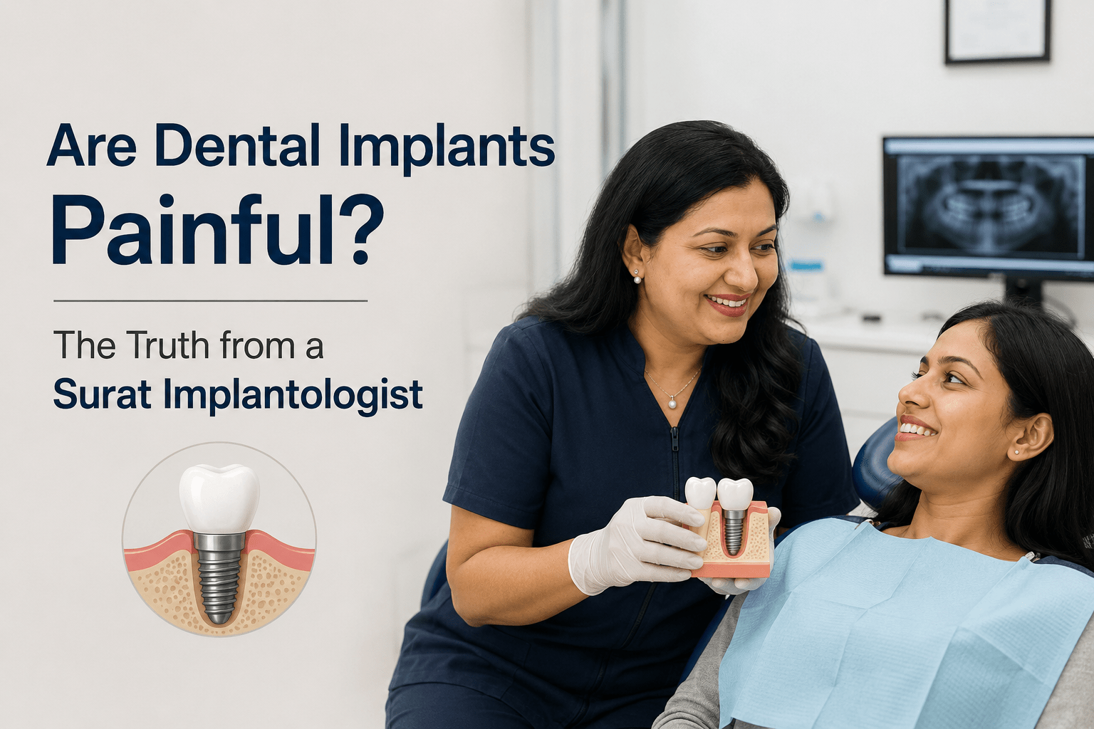 are dental implants painful Surat