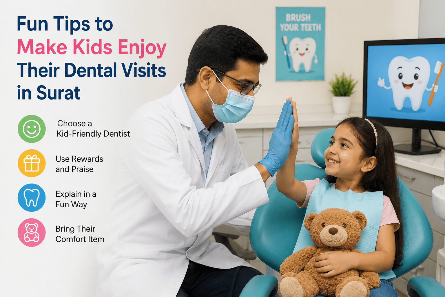 child dental visit Surat