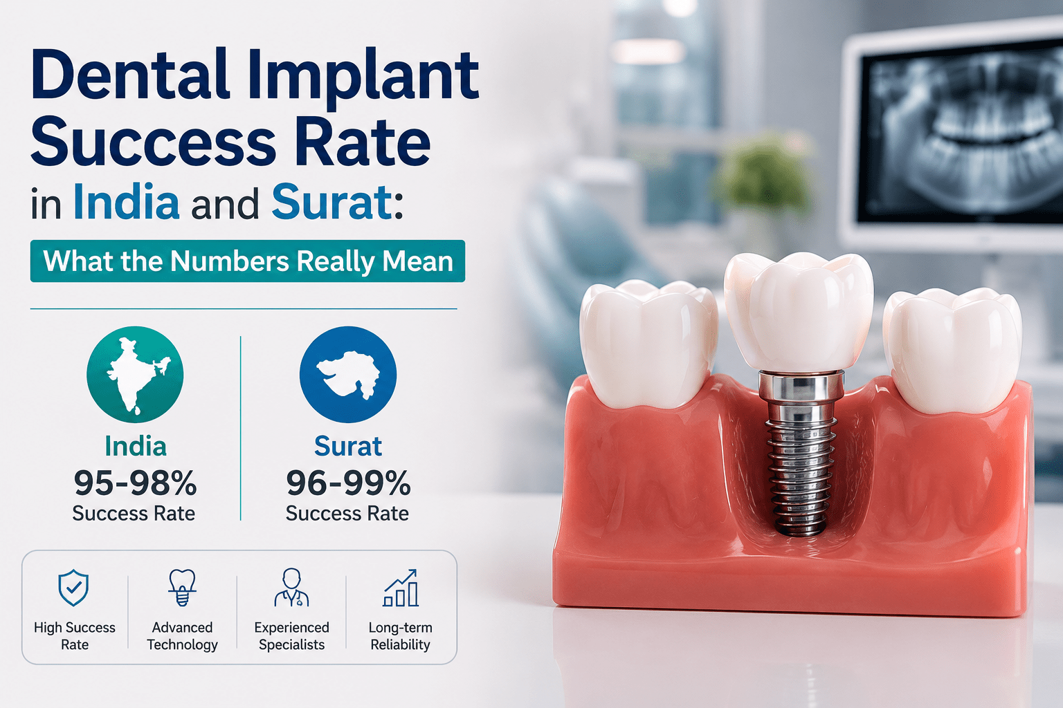 dental implant success rate India