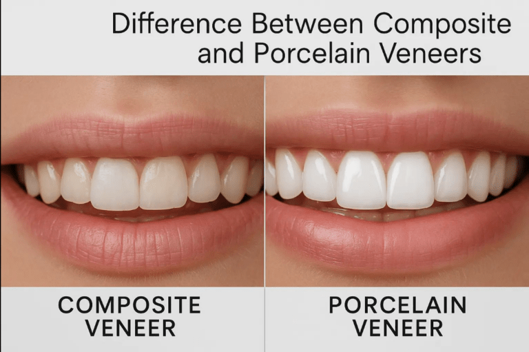 composite vs porcelain veneers India