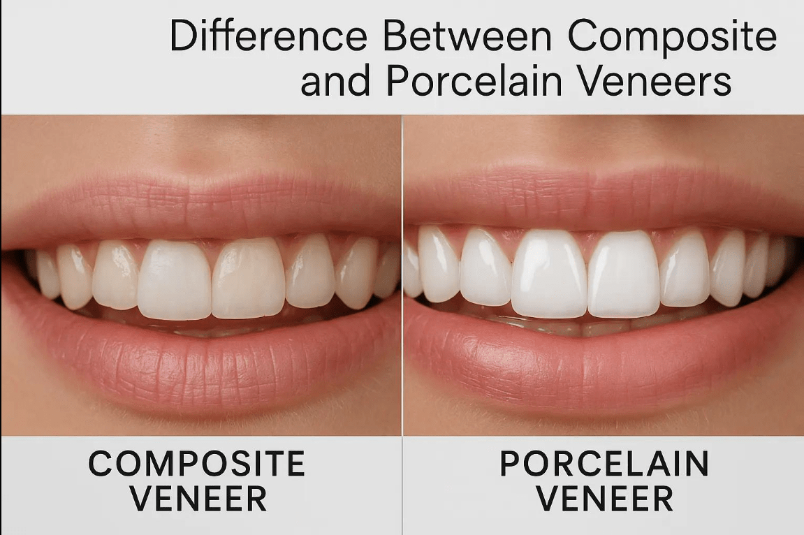 composite vs porcelain veneers India
