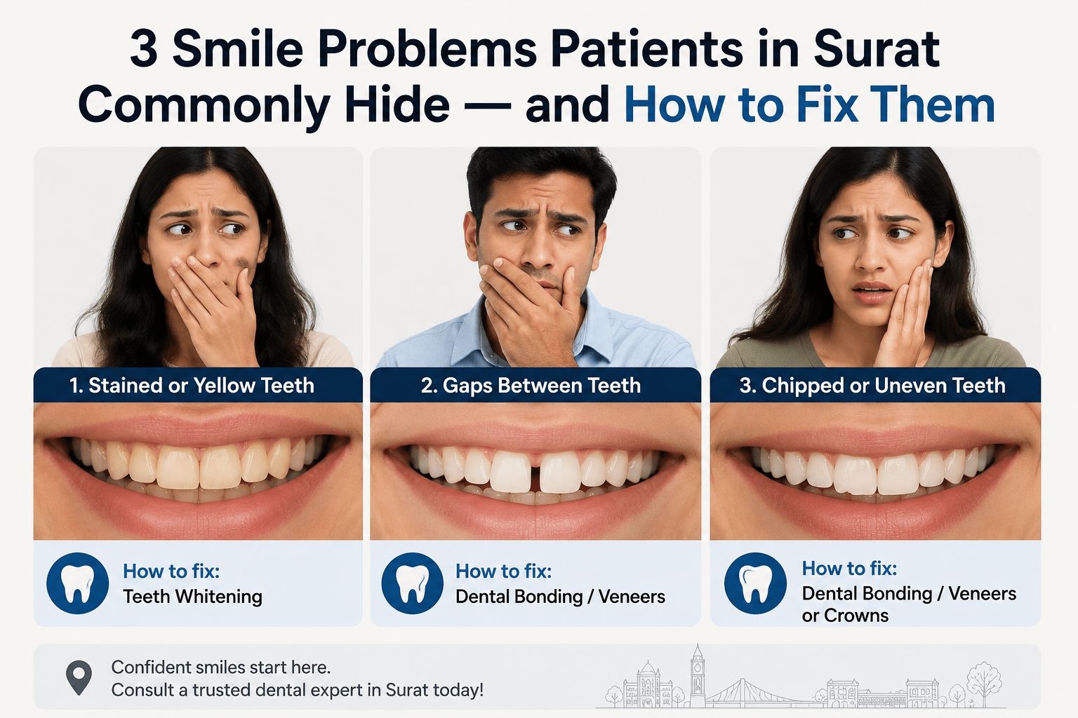 smile problems patients hide Surat