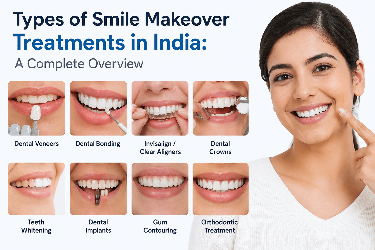 types of smile makeover India