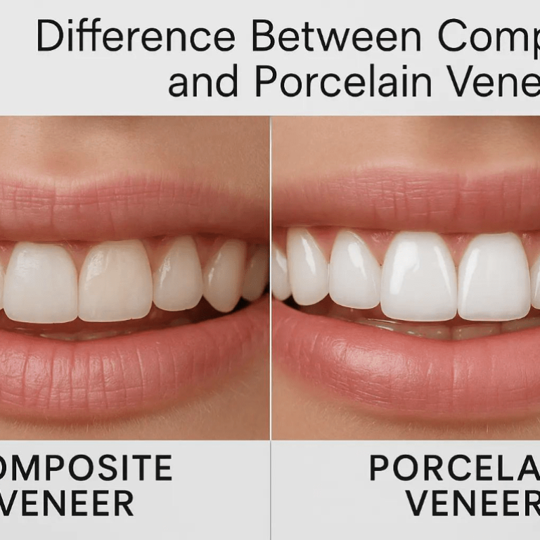composite vs porcelain veneers India