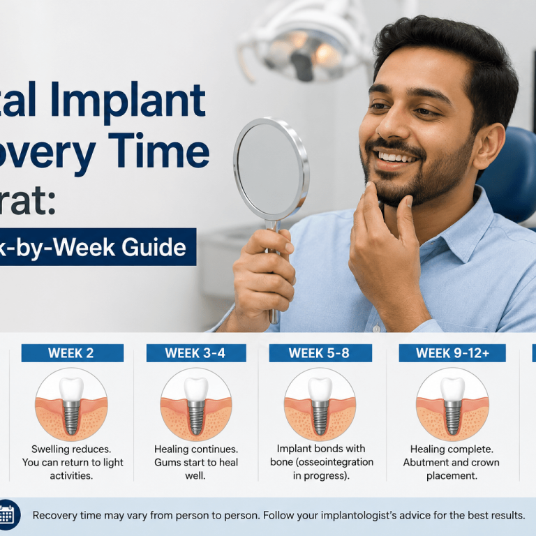 dental implant recovery time Surat