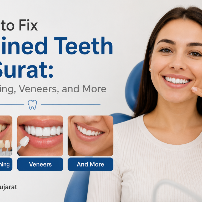 fix stained teeth Surat
